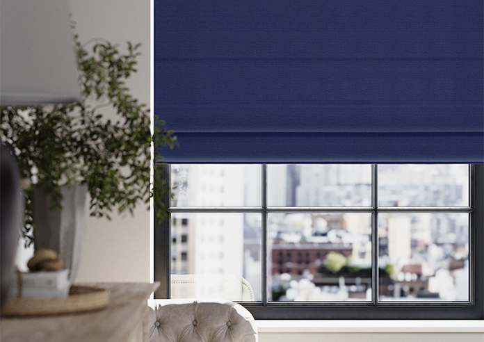 Montierre, Royal Blue - Roman Blind - Image 5